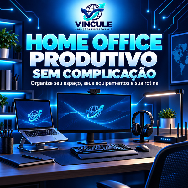 Capa do e-book Home office produtivo sem complicação