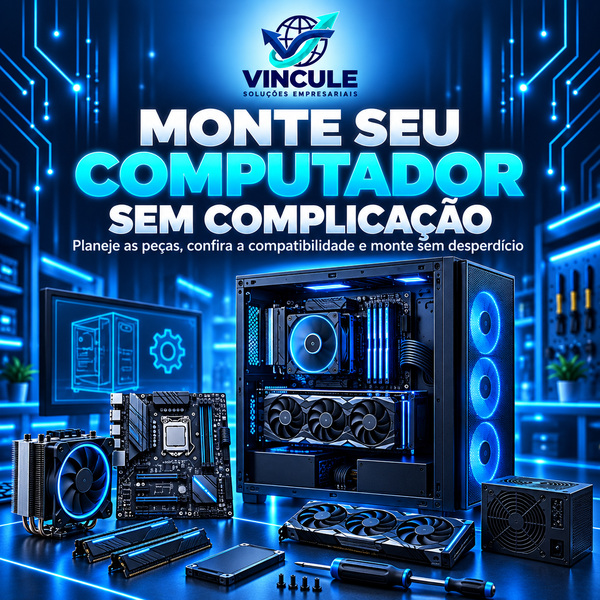 Capa do e-book Monte seu computador sem complicação